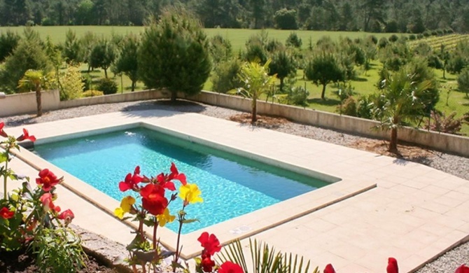 Villa de 2 chambres avec piscine privee jardin et wifi a Mormoiron