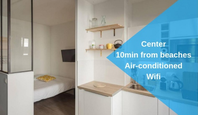 Nicelidays - Le Berlioz - city central - 7min from beaches