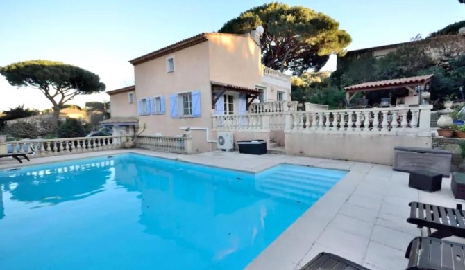 Villa de 3 chambres avec piscine privee jardin clos et wifi a Sainte Maxime a 1 km de la plage